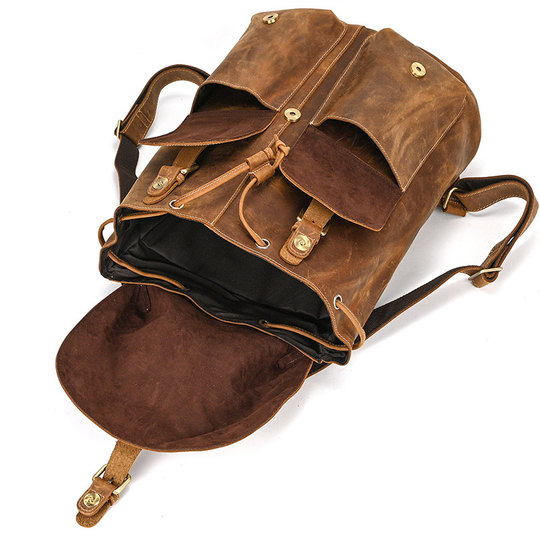 Wynn | Vintage-Leder-Satchel-Rucksack