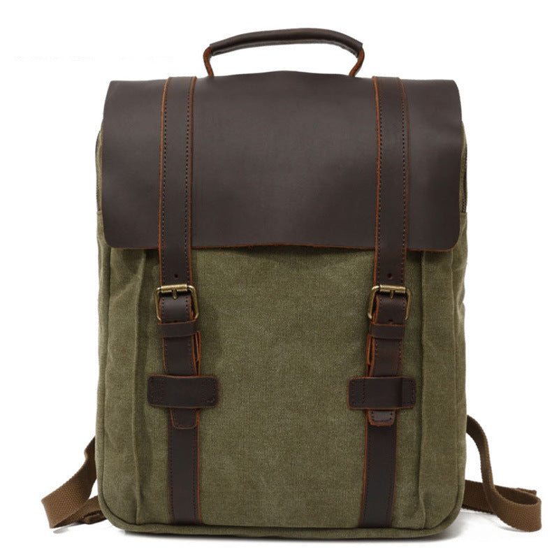 Fenric | Vintage-Tasche aus Canvas und Leder