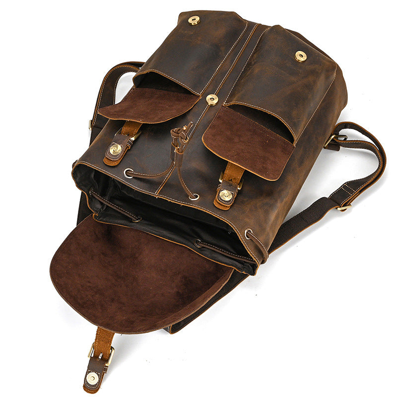 Wynn | Vintage-Leder-Satchel-Rucksack