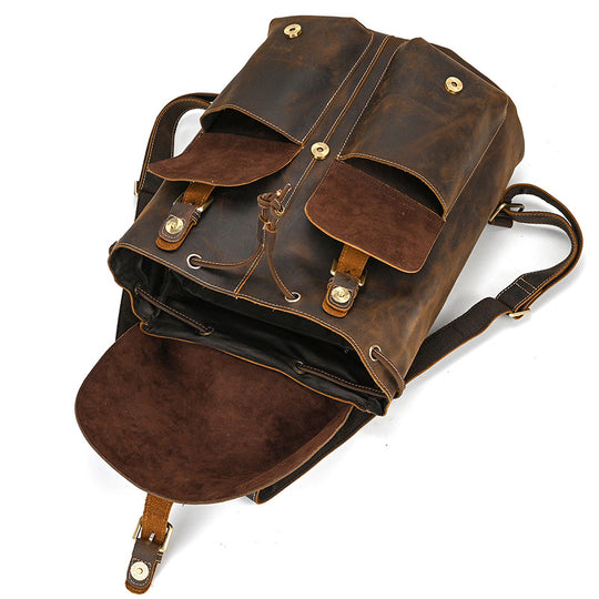 Wynn | Vintage-Leder-Satchel-Rucksack