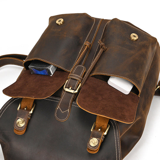 Wynn | Vintage-Leder-Satchel-Rucksack