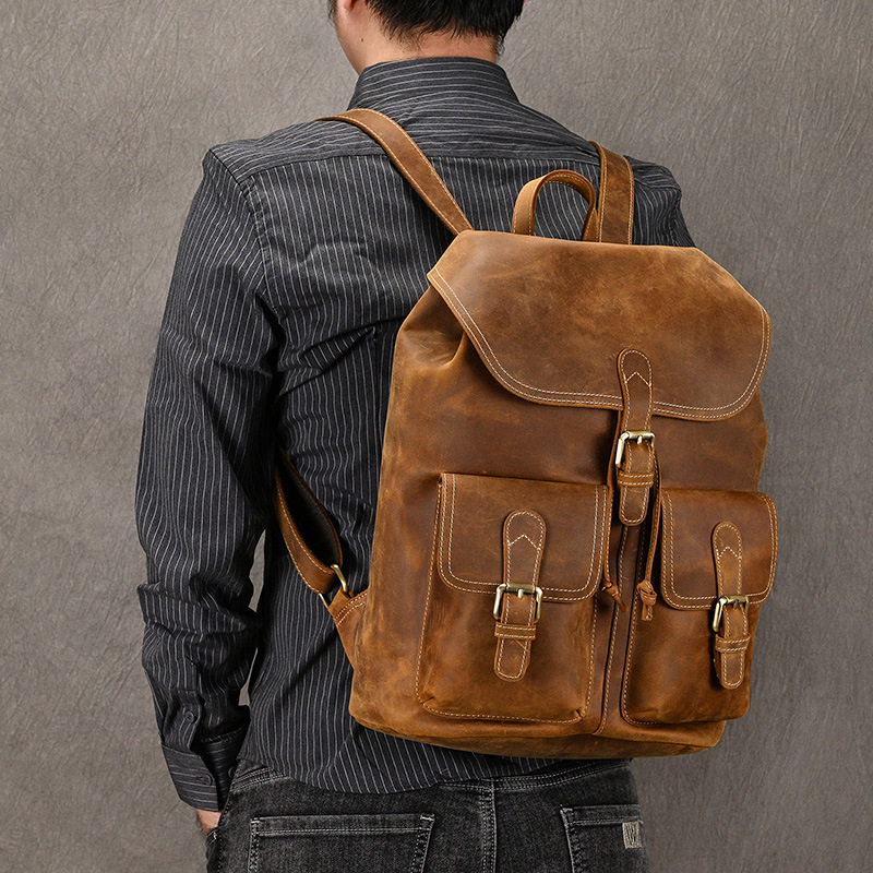 Wynn | Vintage-Leder-Satchel-Rucksack