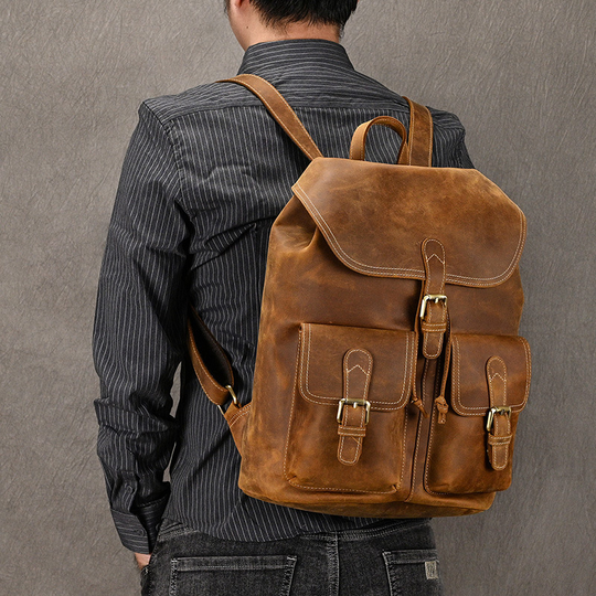Wynn | Vintage-Leder-Satchel-Rucksack