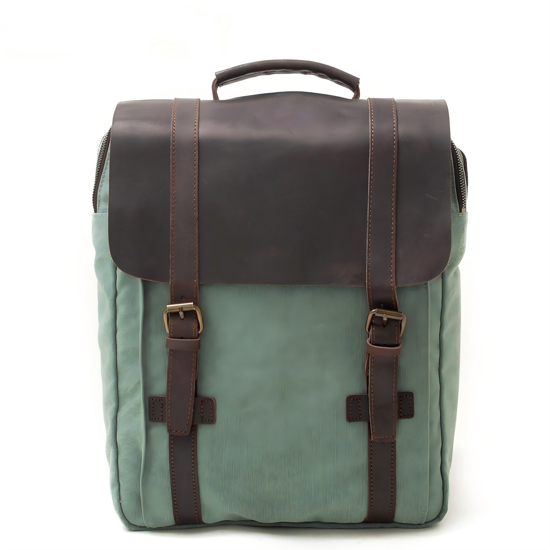 Fenric | Vintage-Tasche aus Canvas und Leder