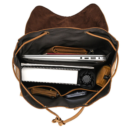 Wynn | Vintage-Leder-Satchel-Rucksack
