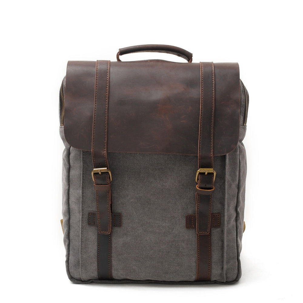 Fenric | Vintage-Tasche aus Canvas und Leder