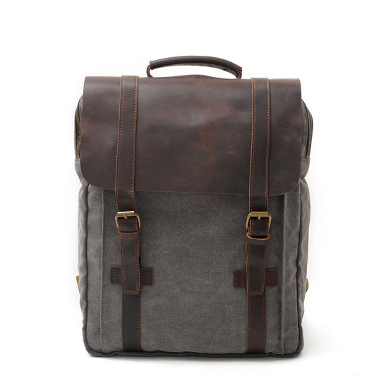 Fenric | Vintage-Tasche aus Canvas und Leder