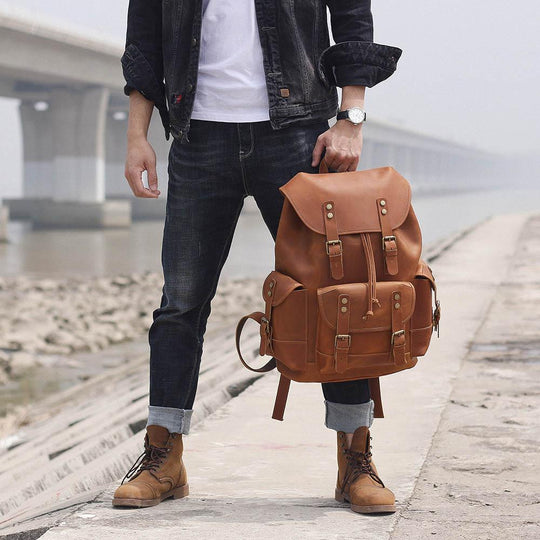 Caelan | Vintage-Lederrucksack