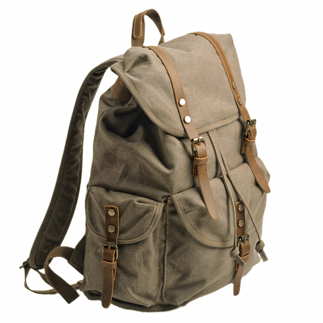 Montis | Vintage Canvas Lederrucksack