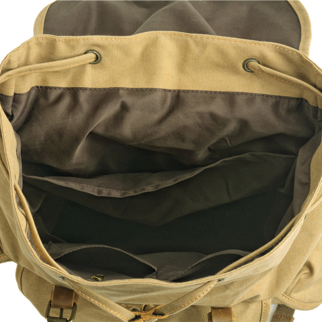 Montis | Vintage Canvas Lederrucksack