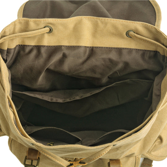 Montis | Vintage Canvas Lederrucksack