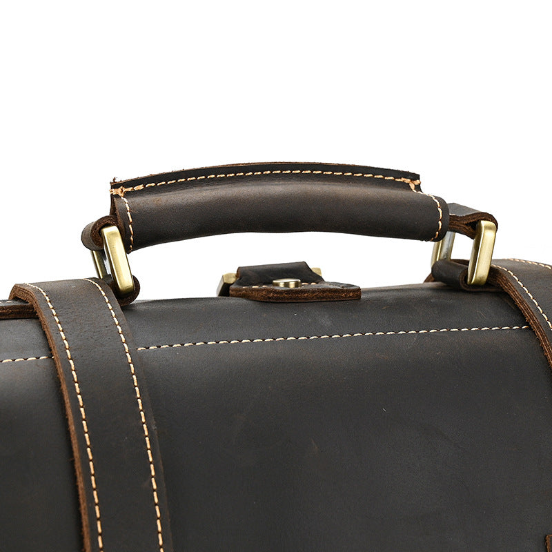 Eris | Vintage-Leder-Rucksack mit abnehmbaren Trägern