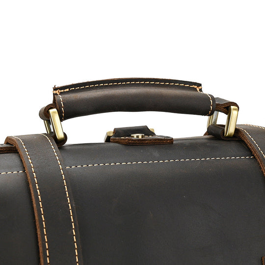 Eris | Vintage-Leder-Rucksack mit abnehmbaren Trägern