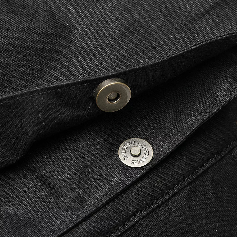 Lennox | Robuster Rolltop-Rucksack aus Canvas und Leder