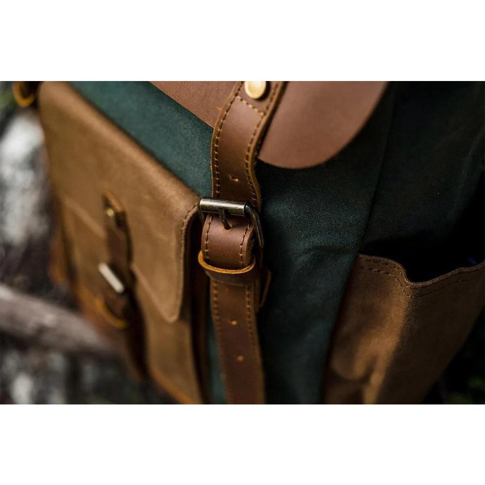 Maven | Vintage Canvas-Lederrucksack