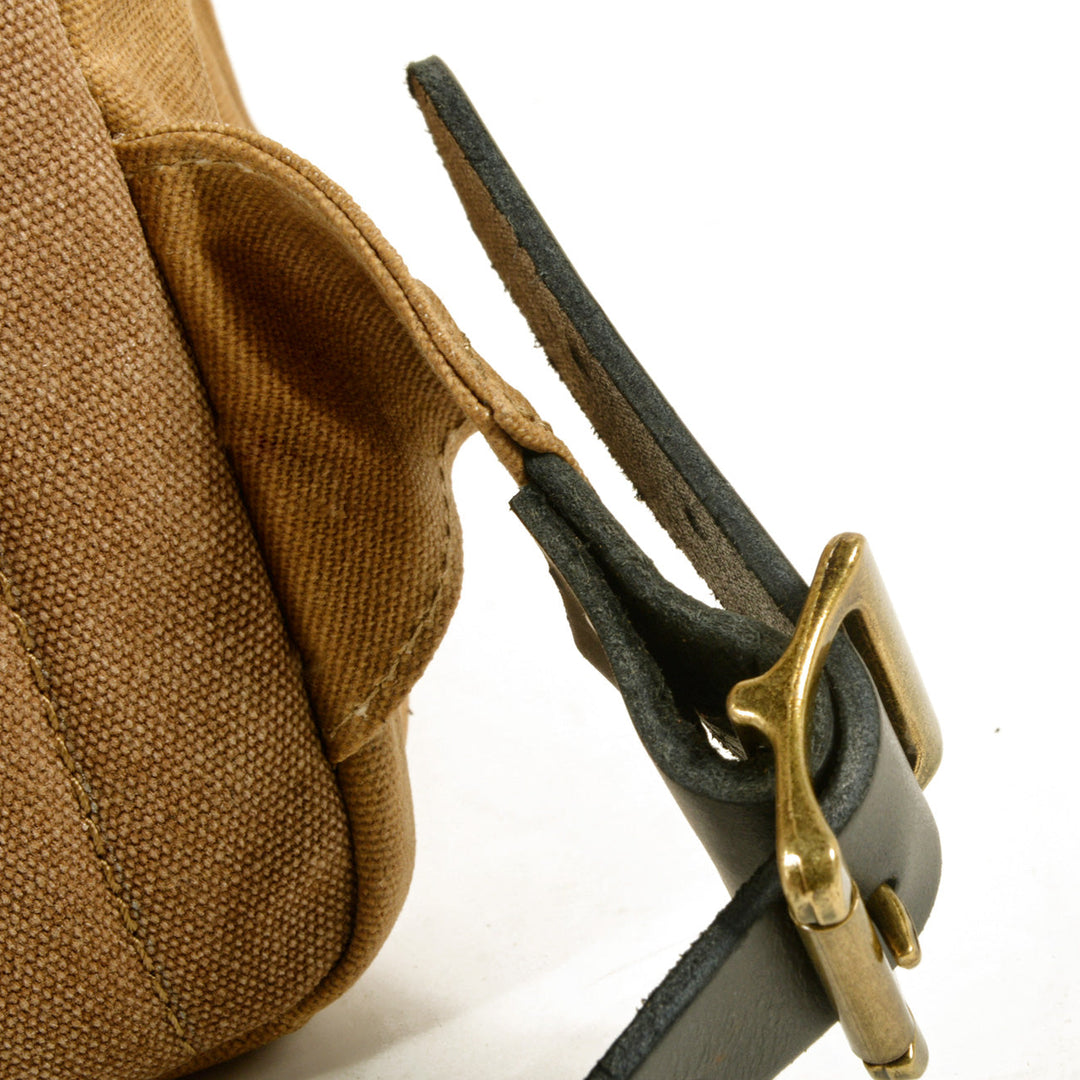 Calder | Rucksack aus gewachstem Canvas und Leder