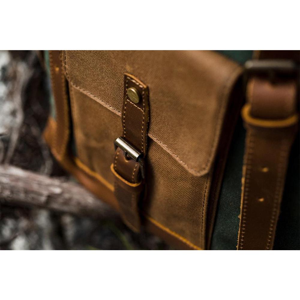 Maven | Vintage Canvas-Lederrucksack
