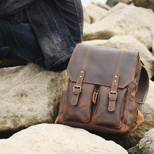 Elan | Vintage-Lederrucksack