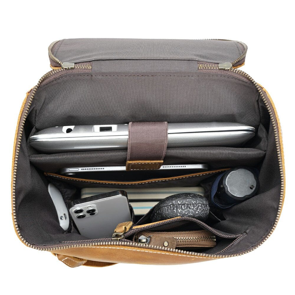 Elias | Weicher Vintage-Lederrucksack