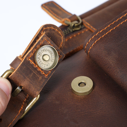 Rosvelle | Leder-Laptop-Rucksack