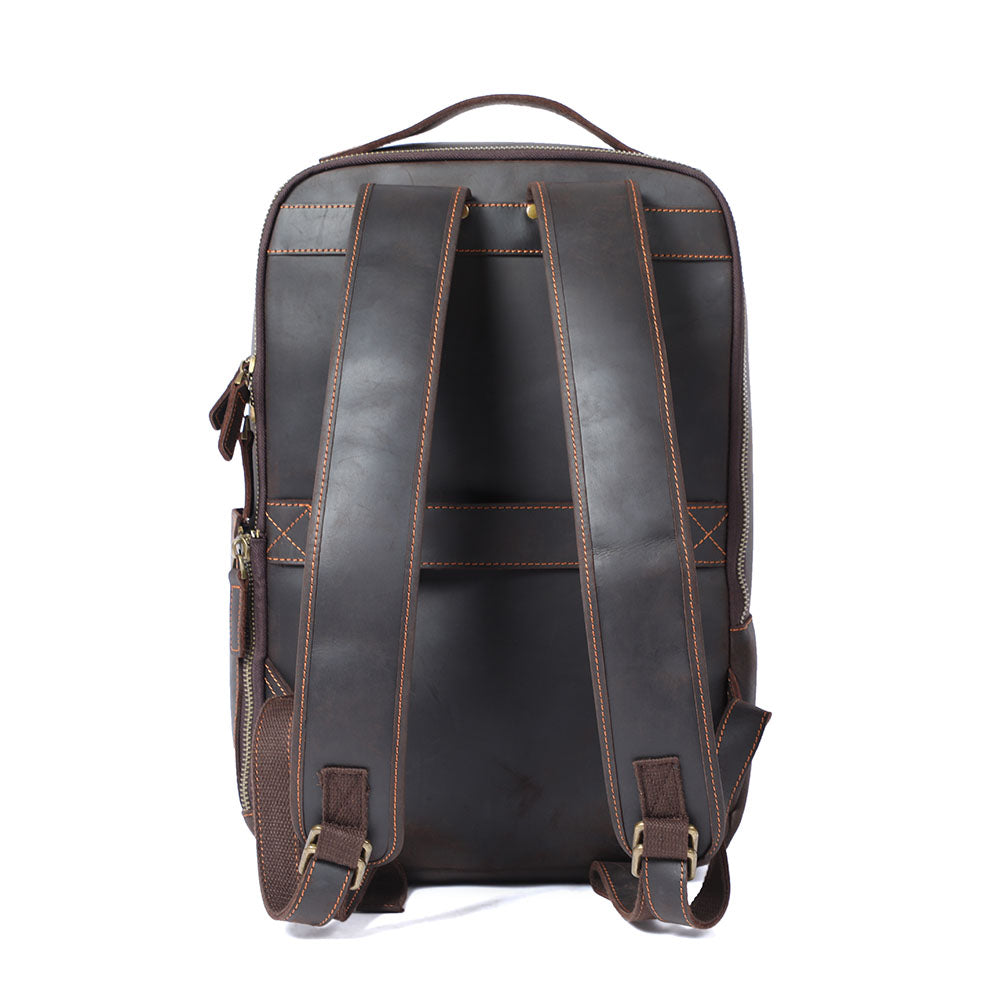 Ellis | Vintage-Leder-Laptop-Rucksack