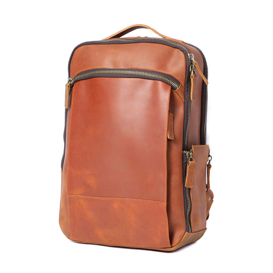 Ellis | Vintage-Leder-Laptop-Rucksack
