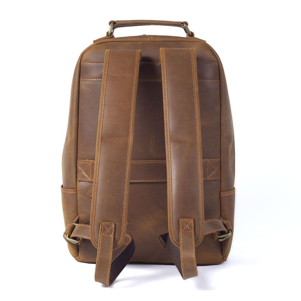Callen | Elegantes Leder-Laptop-Rucksack