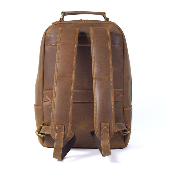 Callen | Elegantes Leder-Laptop-Rucksack