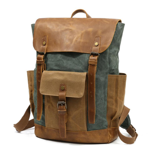 Maven | Vintage Canvas-Lederrucksack