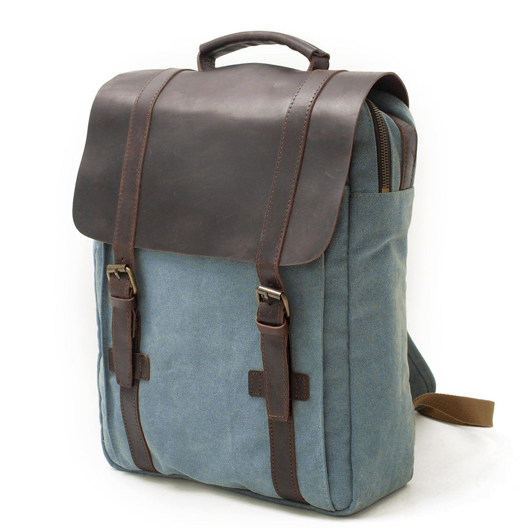 Fenric | Vintage-Tasche aus Canvas und Leder