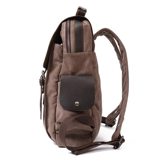 Novera | Vintage Canvas Lederrucksack