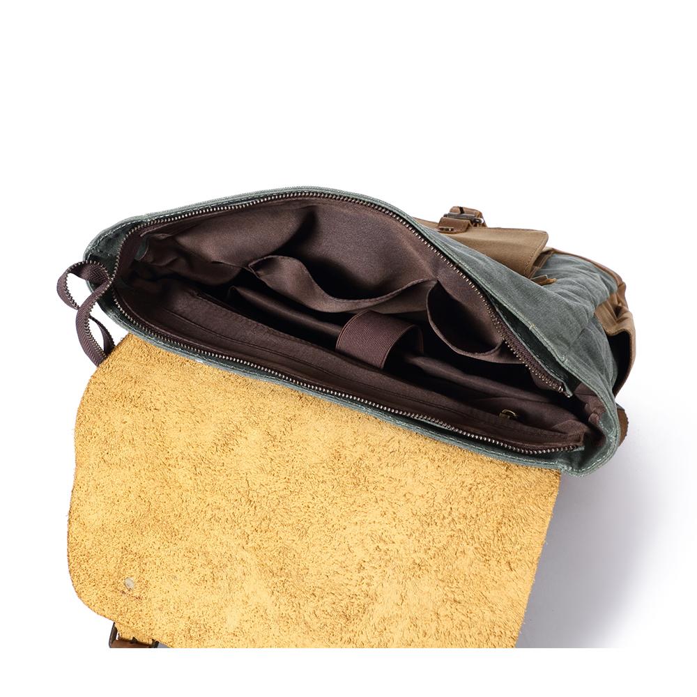 Maven | Vintage Canvas-Lederrucksack