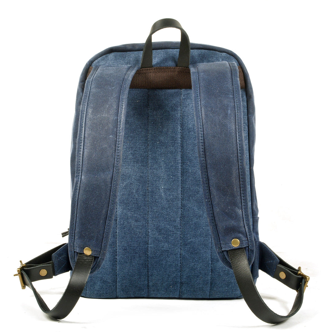 Calder | Rucksack aus gewachstem Canvas und Leder