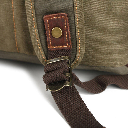 Atlas | Vintage Canvas Leder Wanderrucksack