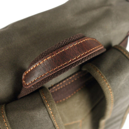 Atlas | Vintage Canvas Leder Wanderrucksack