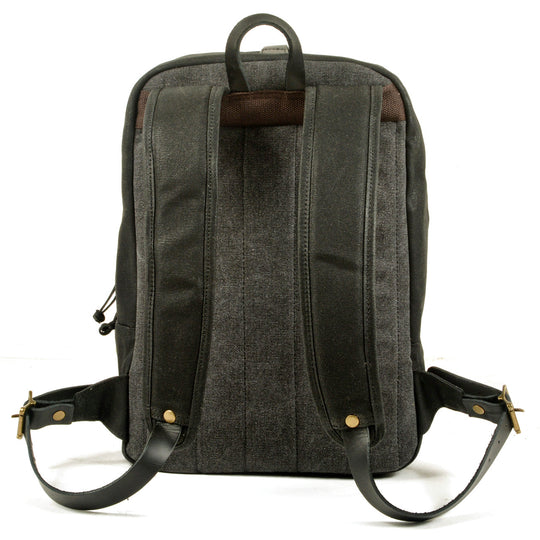 Calder | Rucksack aus gewachstem Canvas und Leder