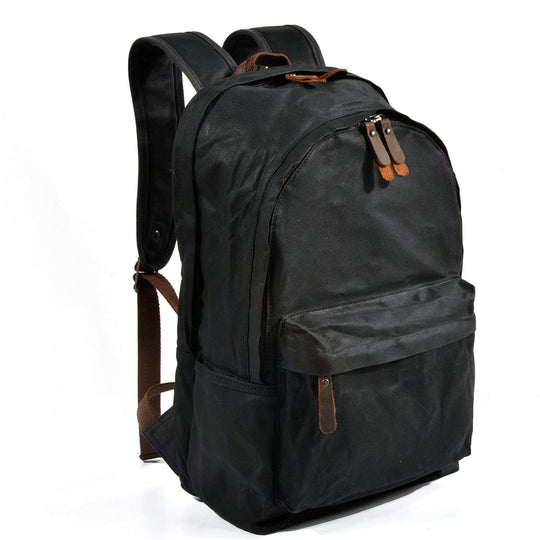 Strathmore | Vintage-Buchertasche aus gewachstem Canvas und Leder