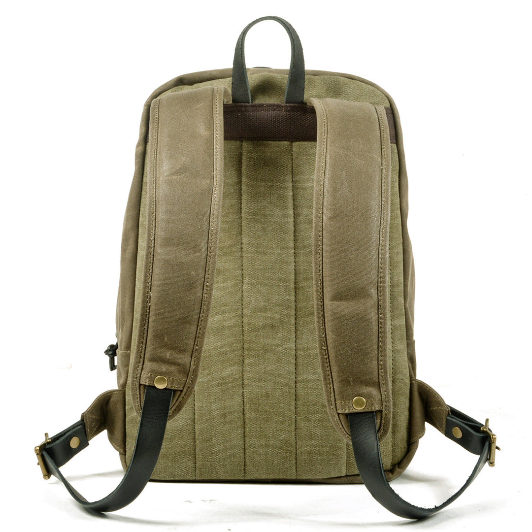 Calder | Rucksack aus gewachstem Canvas und Leder