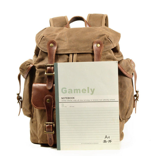 Everest | Vintage Canvas Lederrucksack