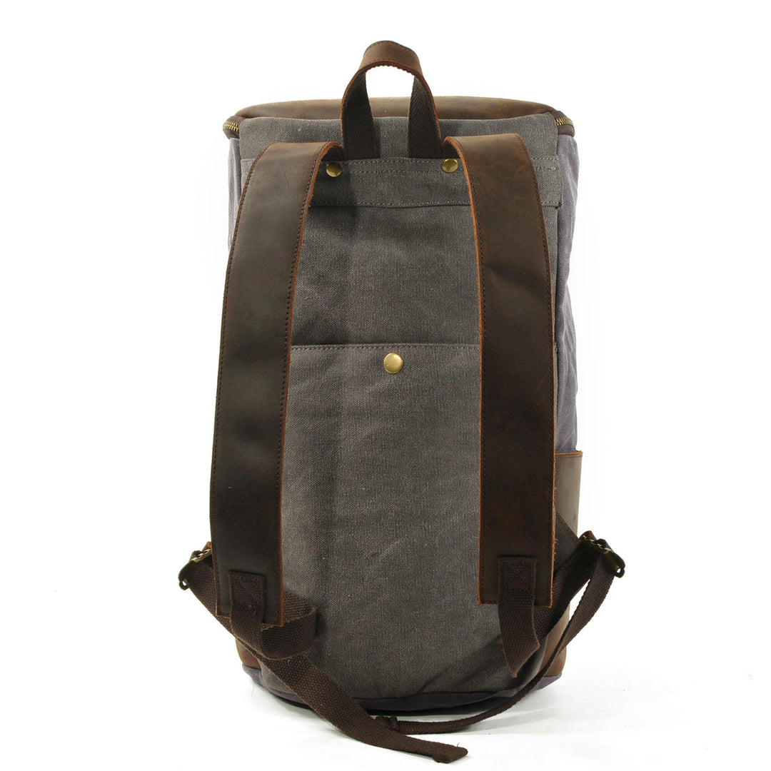 Brannor | Vintage Rucksack aus gewachstem Canvas und Leder