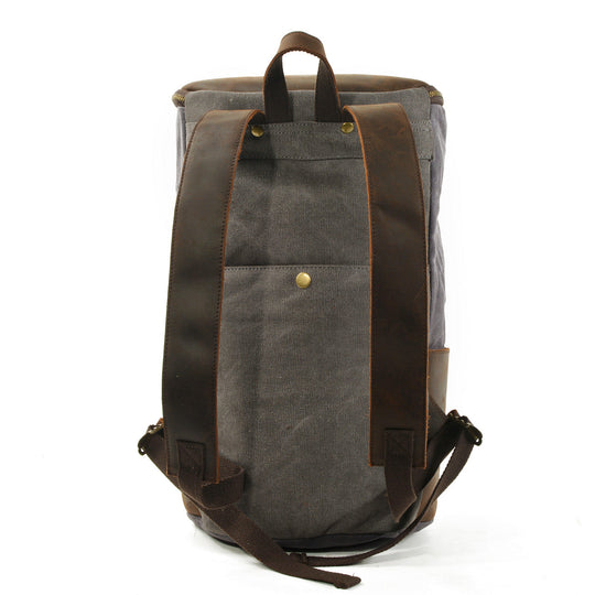 Brannor | Vintage Rucksack aus gewachstem Canvas und Leder