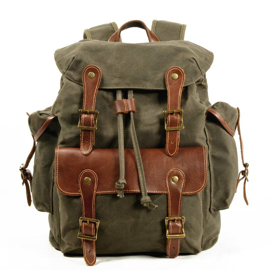 Everest | Vintage Canvas Lederrucksack
