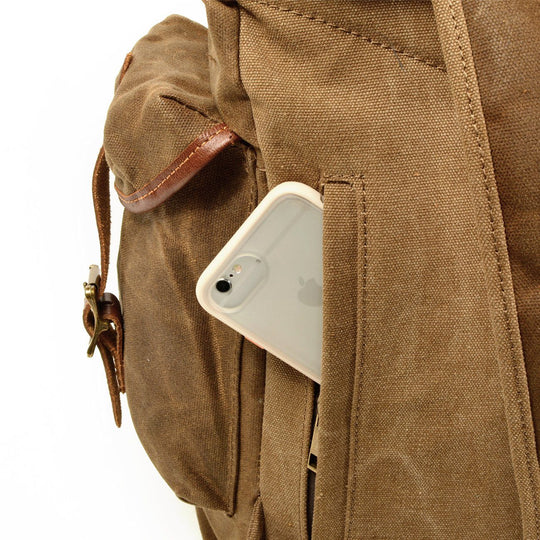 Everest | Vintage Canvas Lederrucksack