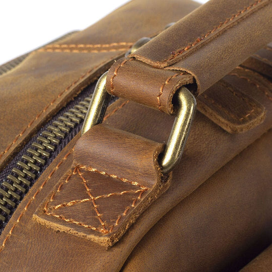 Callen | Elegantes Leder-Laptop-Rucksack