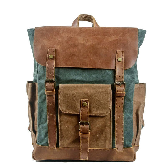 Maven | Vintage Canvas-Lederrucksack