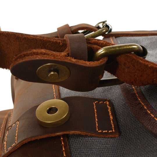 Atlas | Vintage Canvas Leder Wanderrucksack