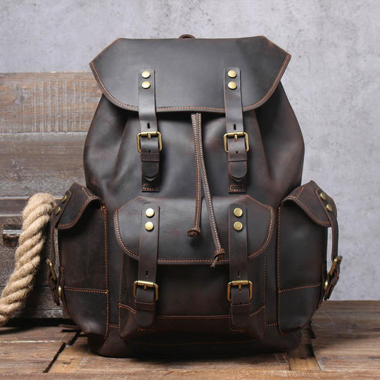 Caelan | Vintage-Lederrucksack