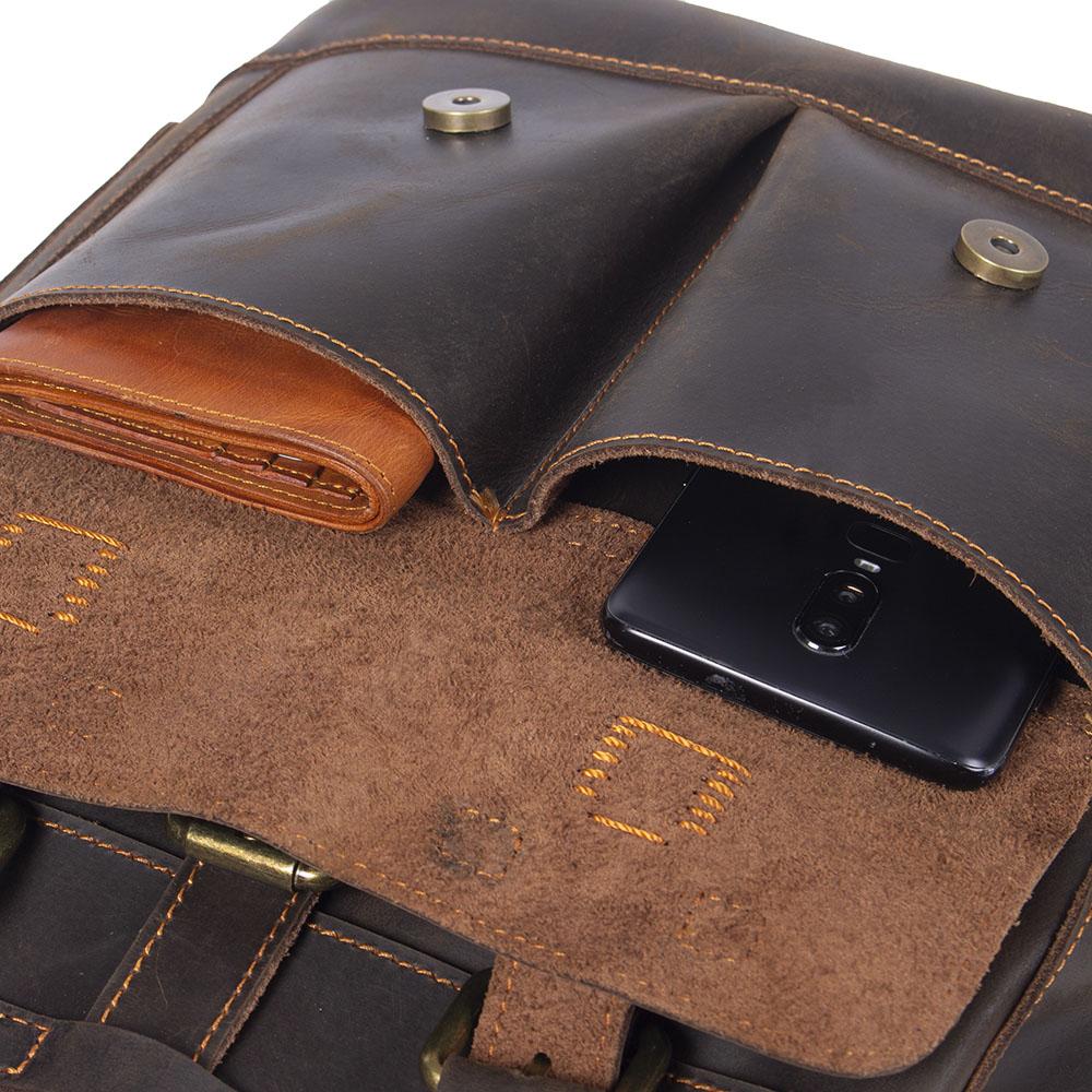 Velare | Leder-Laptop-Rucksack