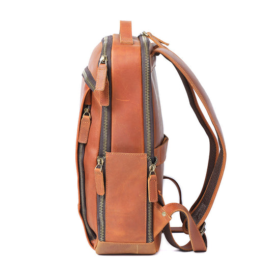 Ellis | Vintage-Leder-Laptop-Rucksack