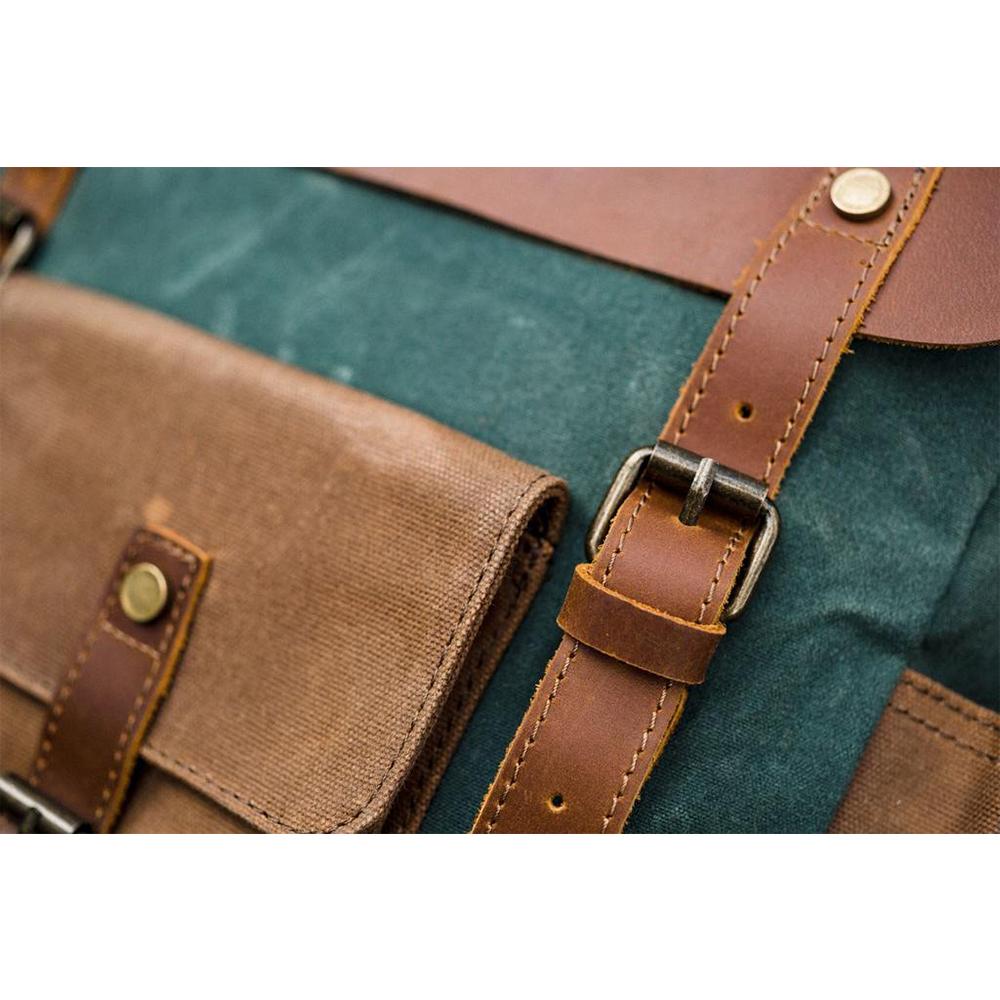 Maven | Vintage Canvas-Lederrucksack